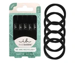 Gumičky do vlasov Invisibobble Hair Tie Black - 5 ks, čierne + darček zadarmo