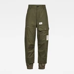 Nohavice - G-star RAW Compact bitt canvas zelené