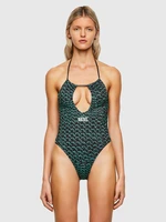 Plavky - Diesel BFSWRHIAS SWIMSUIT zeleno-čierne