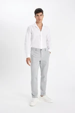 DEFACTO Jogger Pants Buttoned Basic Plain Pocket Straight Leg