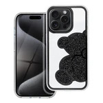 Zadní kryt TEDDY BEAR Case pro Apple iPhone 12 / 12 Pro, černá