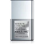 Nails Inc. Mirror Chrome lak na nehty s vysokým leskem odstín Silver Served 14 ml