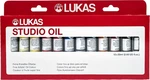 Lukas Studio Wooden Box Zestaw farb olejnych 12 x 20 ml