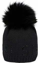 Sportalm Aris Ski Womens Beanie with Fur Black UNI Zimowa czapka