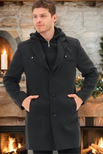 PLT8371 DEWBRRY MEN'S COAT-LIGHT ANTHRACITE