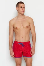 Trendyol Men's Red Men's Short Triangle Swimwear Marine Shorts