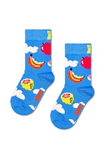 Dětské ponožky Happy Socks Kids Cloudy Fruit Sock modrá barva, P001442