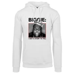 Biggie Crown Hoody bílá