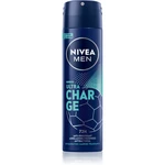 NIVEA MEN Ultra Charge antiperspirant ve spreji pro muže 150 ml