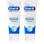 Oral B Gum & Enamel Repair Fresh White zubní pasta pro svěží dech 2x75 ml