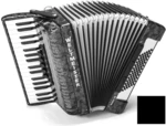 Weltmeister Achat 72 34/72/III/5/3 Acordeon cu clape Black