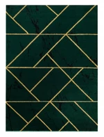 Kusový koberec Emerald geometric 1012 green and gold-120x170