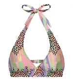 Dámske plavky vrchný diel Mr. GUGU & Miss GO  PASTEL DOTS HALTER NECK