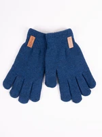 Yoclub Kids's Gloves RED-0229C-AA50-005 Navy Blue