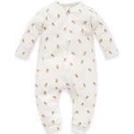 Pinokio Kids's Lovely Day Beige Zipped Overall Feet