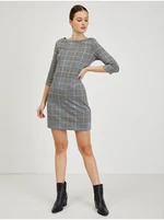 Grey ladies checkered dress ORSAY - Ladies