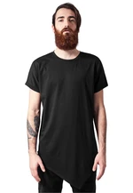 Asymmetrical long black t-shirt