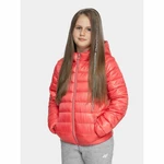 Girls' quilted jacket 4F