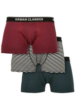 Boxer shorts 3-pack btlgrn/dkblu+bur/dkblu+wht/blk