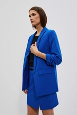 Single-breasted plain blazer