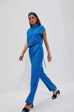 WOMEN'S TROUSERS L-SP-4027 FRESH BLUE