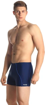 AQUA SPEED Man's Swimming Shorts Harry Navy Blue/Blue Pattern 49