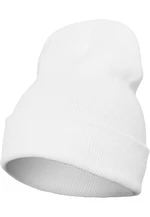 Long heavyweight cap white