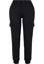 Women's Cargo Sweat Pants - Black