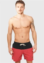 Men's Block Swimsuit Black/Red