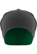 Jersey Beanie Double Sided H.Charcoal/Kelly