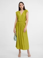 Orsay Green Pleated Maxidresses - Ladies