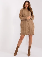 Dress-LC-SK-8012-2.25P-Dark Beige