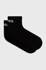 Ponožky BOSS (2-pack) pánské, černá barva, 50469859