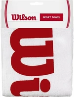 Wilson Sport White/Red Fitness-Handtuch