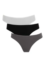 DEFACTO 3 piece Ribana Brazilian Panties Set