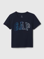 Dark blue boys' T-shirt GAP