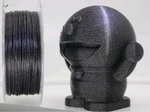 GEMBIRD 3D filament, PLA, 1,75mm, 1000g, 3DP-PLA-MX3-01-GBK,  "three galaxy" černá