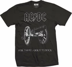 AC/DC Tričko About To Rock Black 2XL