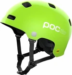 POC POCito Crane MIPS Fluorescent Yellow/Green 51-54 Casco da ciclismo per bambini