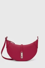 Kožená kabelka Polo Ralph Lauren růžová barva, 428895802