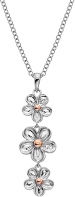 Hot Diamonds Strieborný kvetinový náhrdelník Forget me not DP748