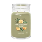 Yankee Candle Aromatická sviečka Signature sklo veľké Sage & Citrus 567 g