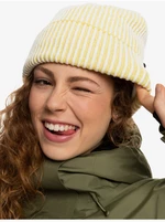 Light Yellow Women's Ribbed Beanie Roxy Ozalee - Women