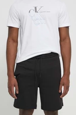 Kraťasy Calvin Klein Jeans pánské, černá barva, J30J325129