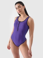 Dámske jednodielne plavky - fialové