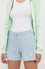 Kraťasy adidas dámské, s aplikací, high waist, IR7460