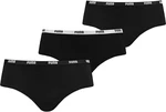 3PACK Women's Puma Panties Black - Women