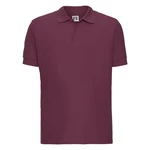 Men's burgundy cotton polo shirt Ultimate Russell