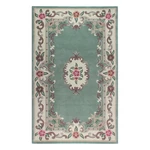 Zielony wełniany dywan Flair Rugs Aubusson, 75x150 cm