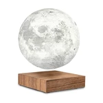 Brązowa lampa stołowa LED (wysokość 14 cm) Moon – Gingko